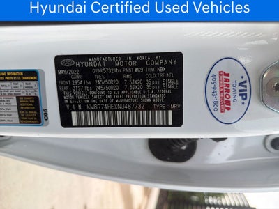 2022 Hyundai Palisade Calligraphy CERTIFIED
