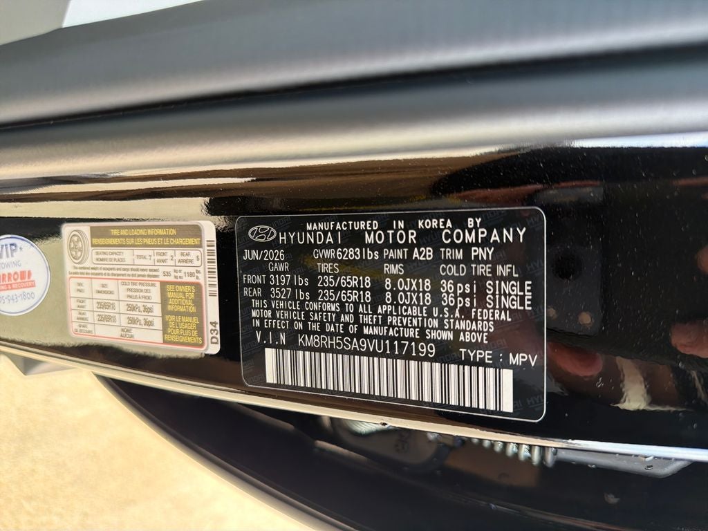 2027 Hyundai Palisade Hybrid Blue SEL Premium 7P