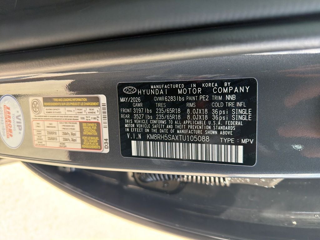 2026 Hyundai Palisade Hybrid Blue SEL Premium 7P