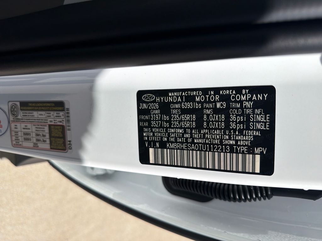 2026 Hyundai Palisade Hybrid SEL Premium 7P