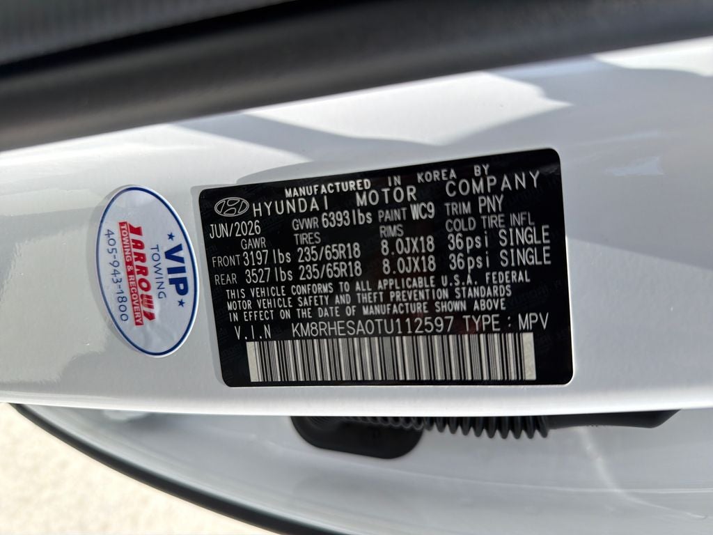 2026 Hyundai Palisade Hybrid SEL Premium 7P