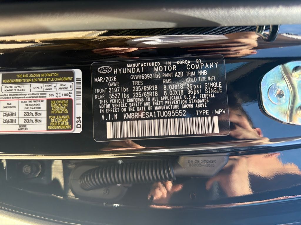 2026 Hyundai Palisade Hybrid SEL Premium 7P