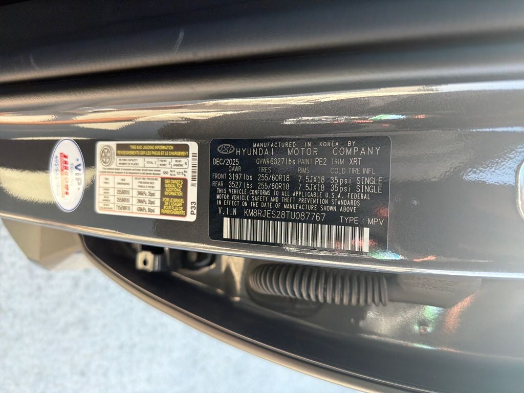 2026 Hyundai Palisade XRT Pro