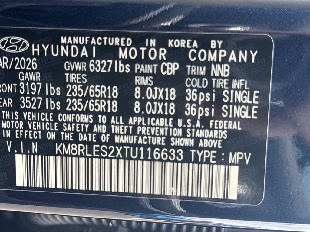 2026 Hyundai Palisade SEL AWD