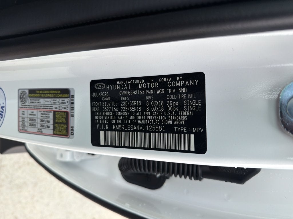 2027 Hyundai Palisade Hybrid SEL 7P