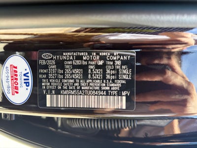 2026 Hyundai Palisade Hybrid Calligraphy