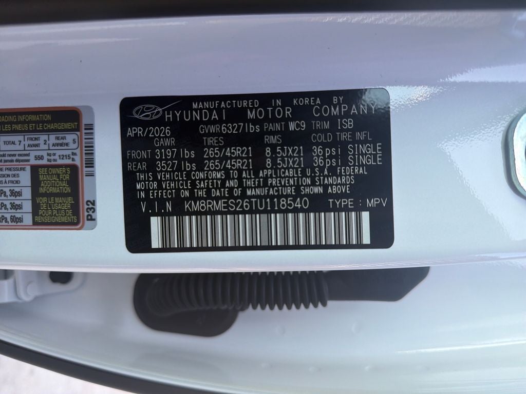 2026 Hyundai Palisade Calligraphy AWD