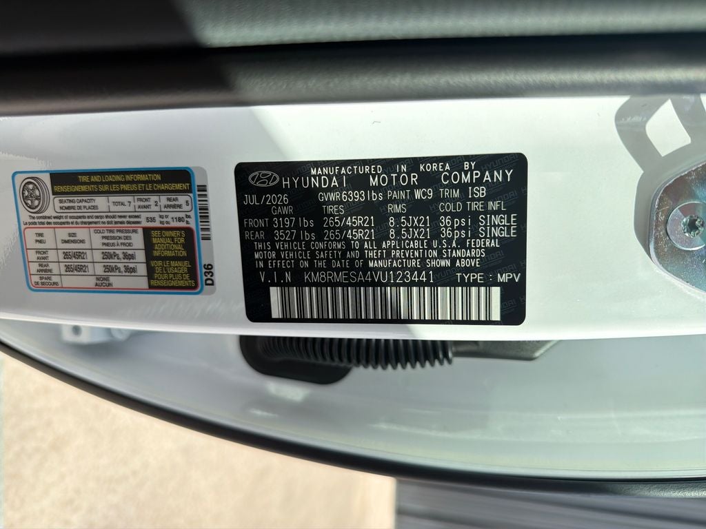 2027 Hyundai Palisade Hybrid Calligraphy