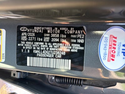 2026 Hyundai Elantra SE