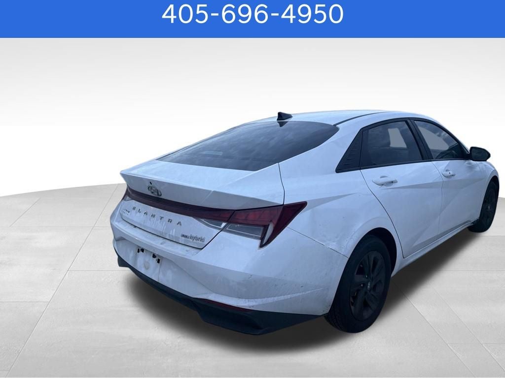 2021 Hyundai Elantra Hybrid Blue