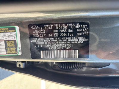 2026 Hyundai Elantra SEL Sport