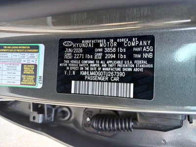 2026 Hyundai Elantra SEL Sport