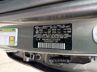 2026 Hyundai Elantra SEL Sport Plus
