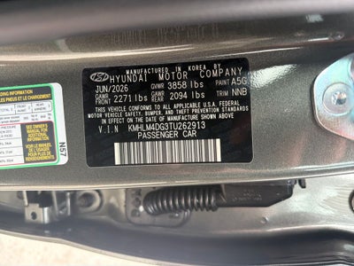 2026 Hyundai Elantra SEL Sport