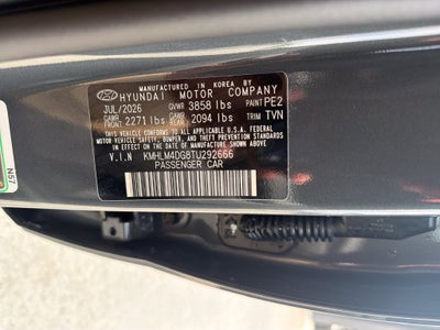 2026 Hyundai Elantra SEL Sport Plus