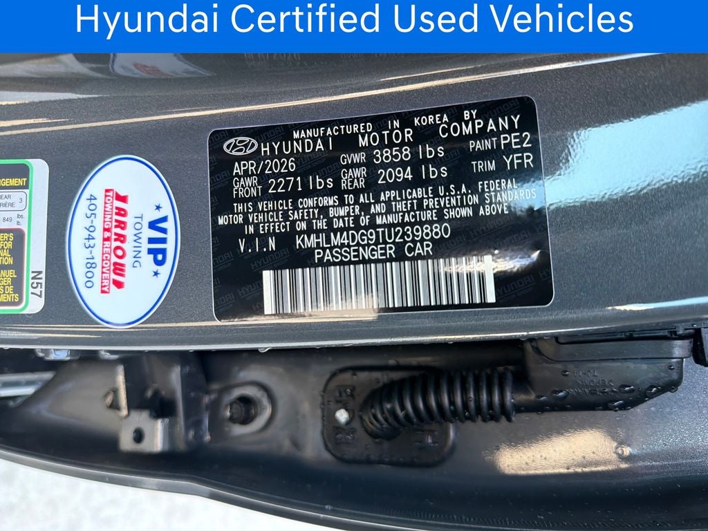 2026 Hyundai Elantra SEL Sport CERTIFIED