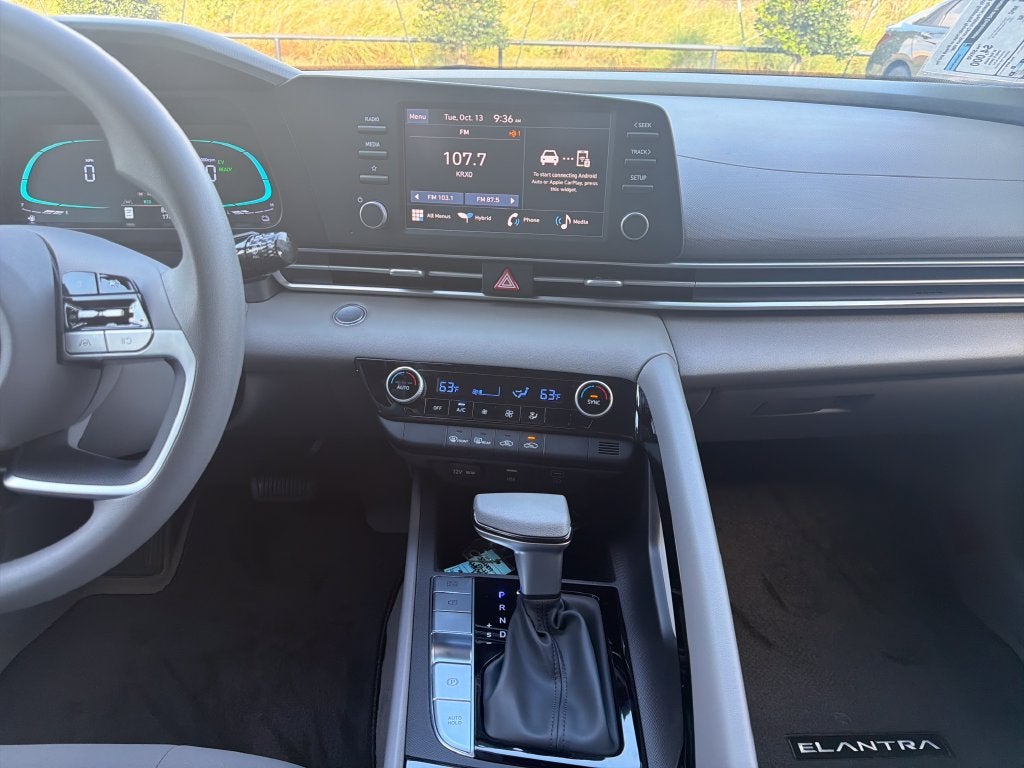 2026 Hyundai Elantra Hybrid Blue