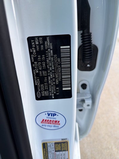 2026 Hyundai Elantra Hybrid Blue
