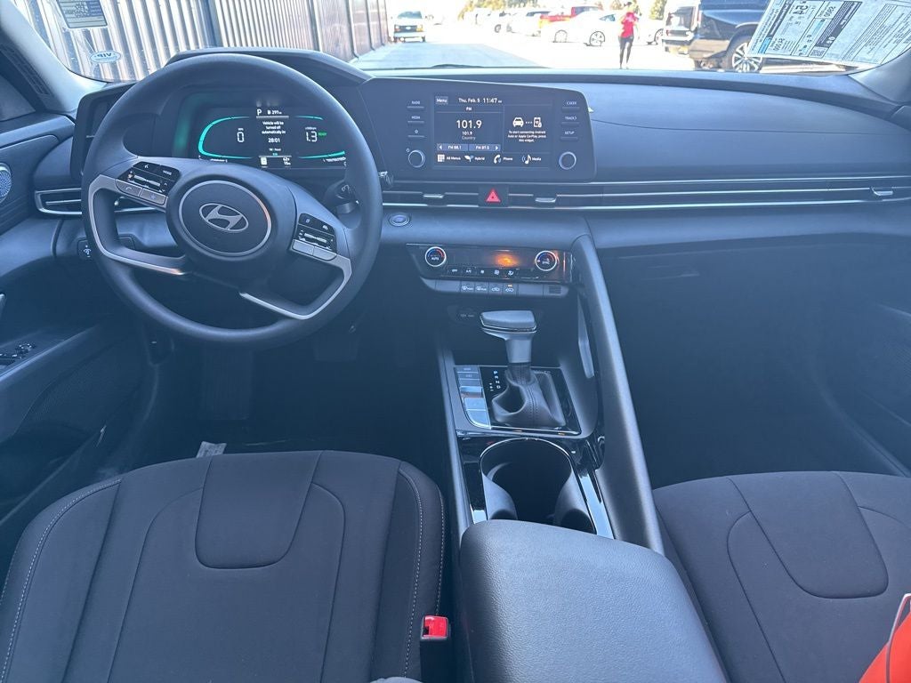 2026 Hyundai Elantra Hybrid Blue