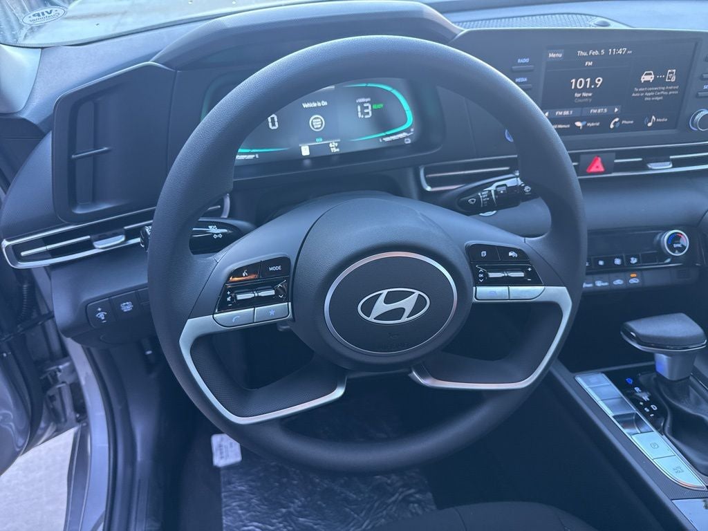 2026 Hyundai Elantra Hybrid Blue