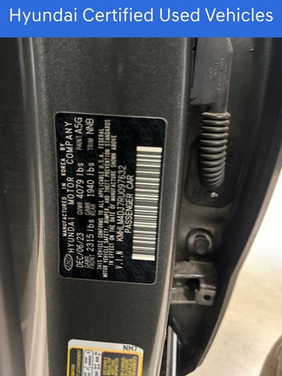 2024 Hyundai Elantra Hybrid Blue