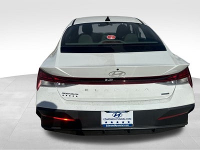 2026 Hyundai Elantra Hybrid Blue