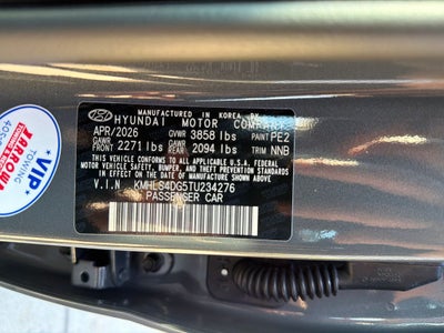 2026 Hyundai Elantra SEL Sport Premium