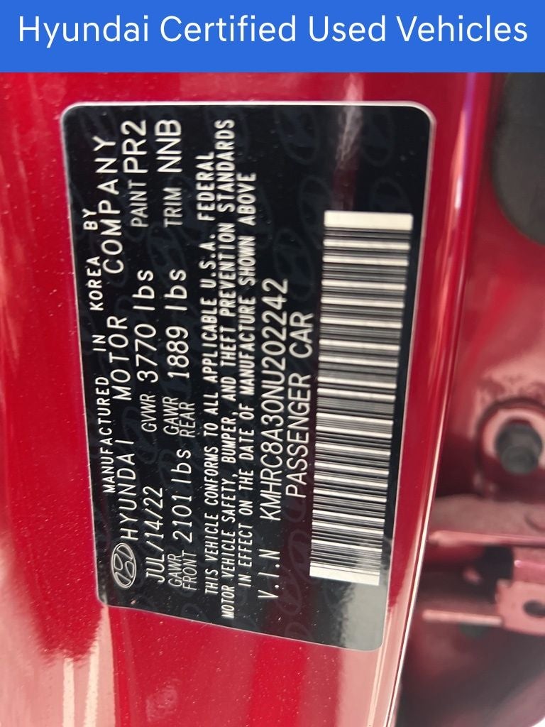 2022 Hyundai Venue Limited CERTIFIED